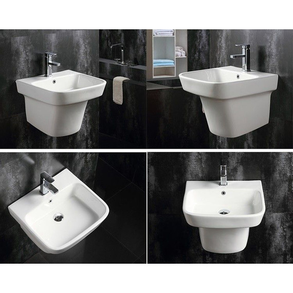 Раковина подвесная CeramaLux N 51 см NB164 фото 5