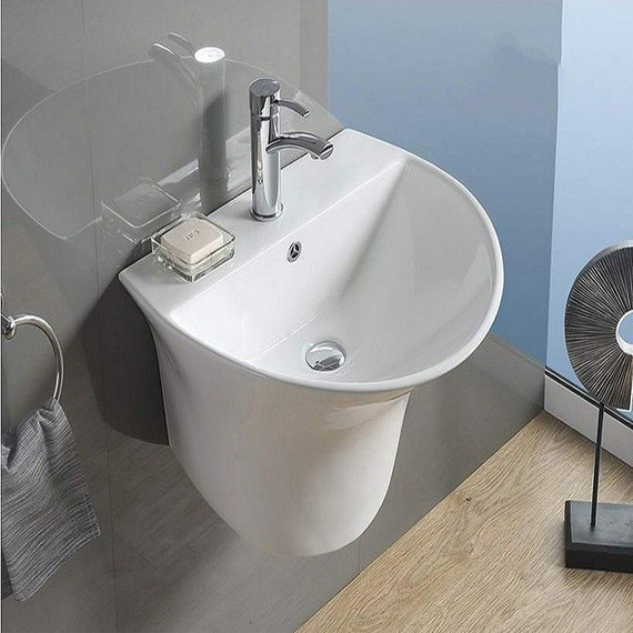 Раковина подвесная CeramaLux N 57 см NB165 фото 4