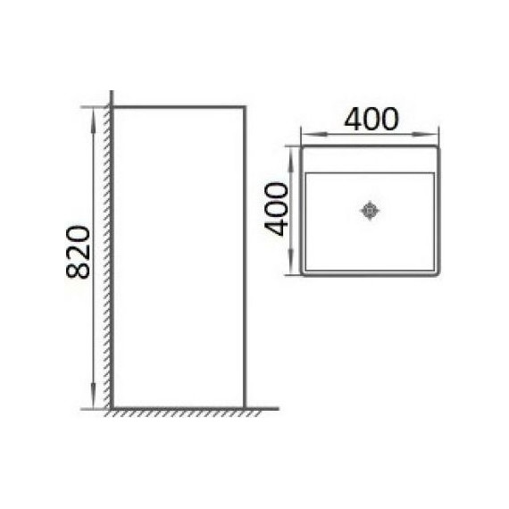 Раковина отдельностоящая CeramaLux N 40 см P7005L фото 6