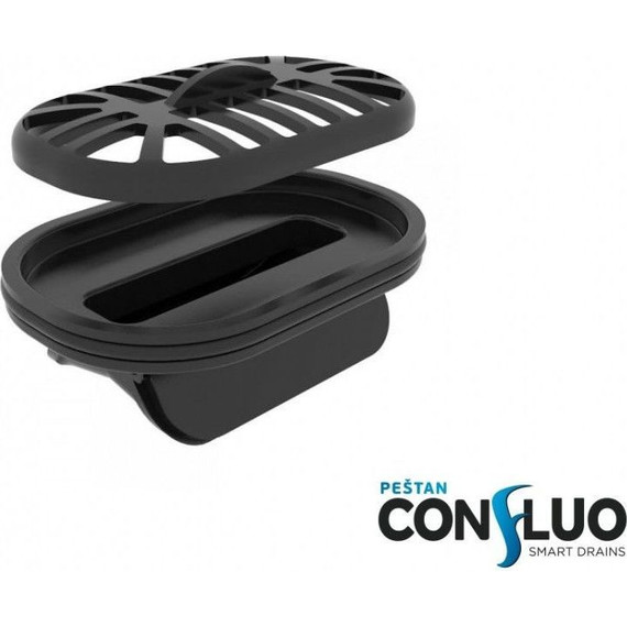 Трап Pestan (BETTOSERB) Confluo Frameless Line Black Matte 55 см 13701319, черный матовый (под плитку), Цвет производителя: чёрный, Размер трапа: 550 - 6 Трап Pestan (BETTOSERB) Confluo Frameless Line Black Matte 55 см 13701319, черный матовый (под плитку), Цвет производителя: чёрный, Размер трапа: 550 фото 6