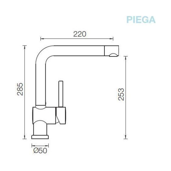 Смеситель для кухни Schock PIEGA 710131, хром/бронза - 3 Смеситель для кухни Schock PIEGA 710131, хром/бронза фото 3