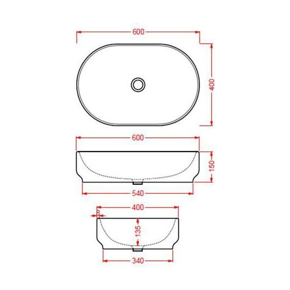 Раковина-чаша ArtCeram Atelier 60 см ATL002 01 00 фото 2