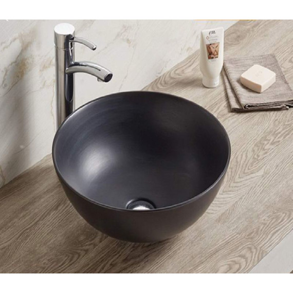 Раковина-чаша CeramaLux NC 41 см 104MB, черный матовый фото 2