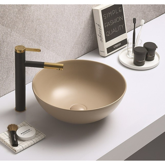 Раковина-чаша CeramaLux NC 41 см 104MC-1, капучино фото 2