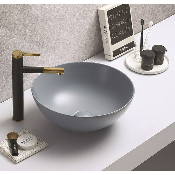 Раковина-чаша CeramaLux NC 41 см 104MHL-4, голубой фото 2