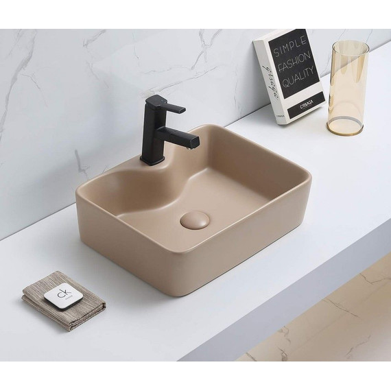 Раковина-чаша CeramaLux NC 48 см 7291MC-1, капучино фото 2