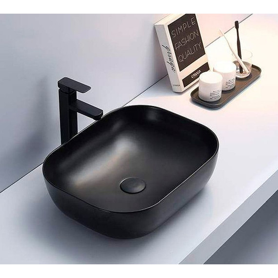 Раковина-чаша CeramaLux NC 50 см 78104-1MB, черный матовый фото 2