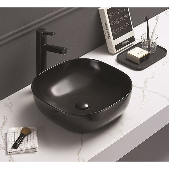 Раковина-чаша CeramaLux NC 41 см 78107MB, черный матовый - 2 Раковина-чаша CeramaLux NC 41 см 78107MB, черный матовый фото 2