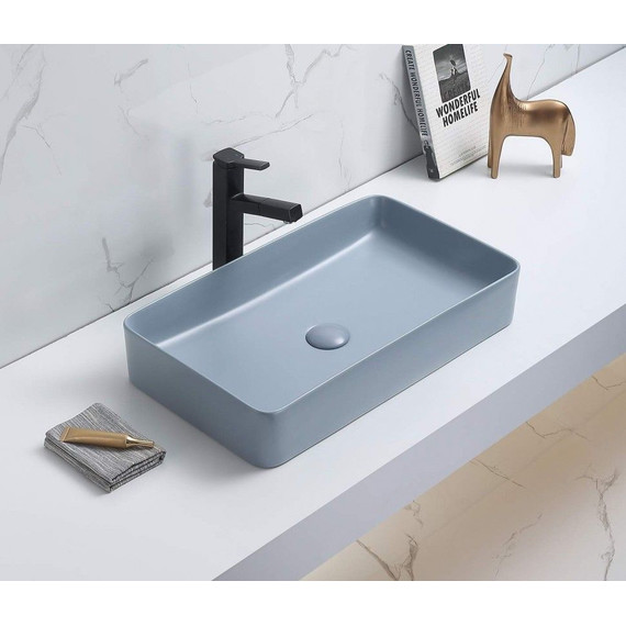 Раковина-чаша CeramaLux NC 60 см 78189MHL-4, голубой фото 2