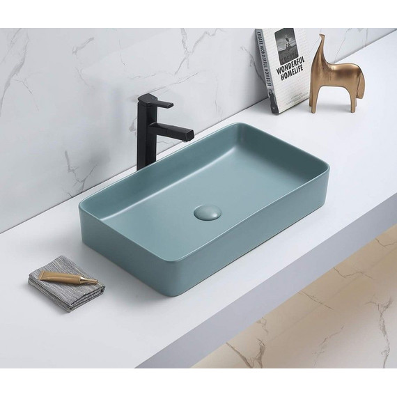 Раковина-чаша CeramaLux NC 60 см 78189MLG-6, зеленый фото 2