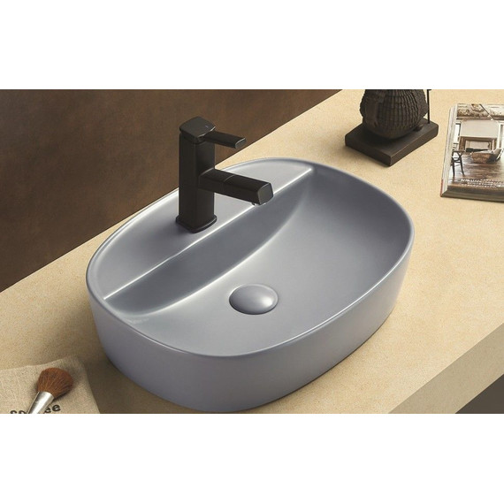 Раковина-чаша CeramaLux NC 50 см 78239XMHL-4, голубой фото 2