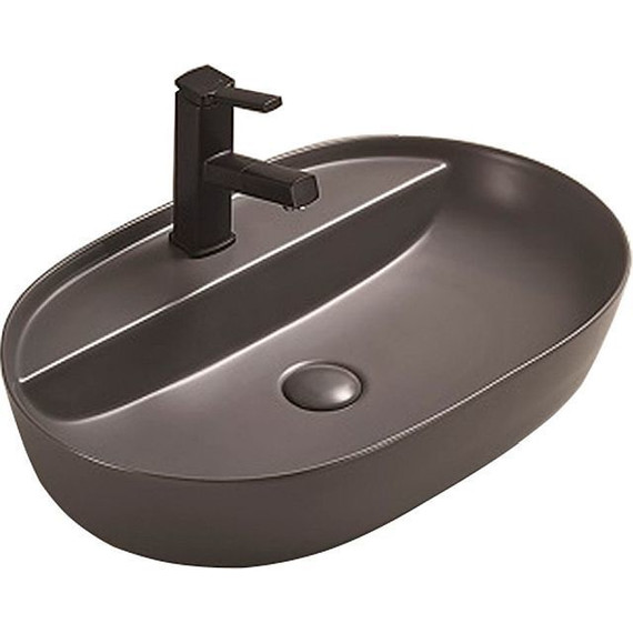 Раковина-чаша CeramaLux NC 62 см 78325XMDH, серый матовый фото 