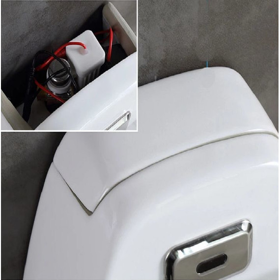 Писсуар подвесной сенсорный CeramaLux X546P (слив в стену) - 4 Писсуар подвесной сенсорный CeramaLux X546P (слив в стену) фото 4