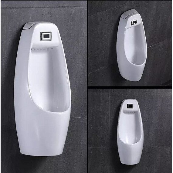 Писсуар подвесной сенсорный CeramaLux X546P (слив в стену) - 6 Писсуар подвесной сенсорный CeramaLux X546P (слив в стену) фото 6