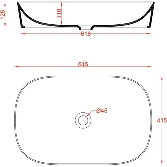 Раковина-чаша ArtCeram Ghost 65 см GHL002 12 00 giallo zinco*0 фото 2
