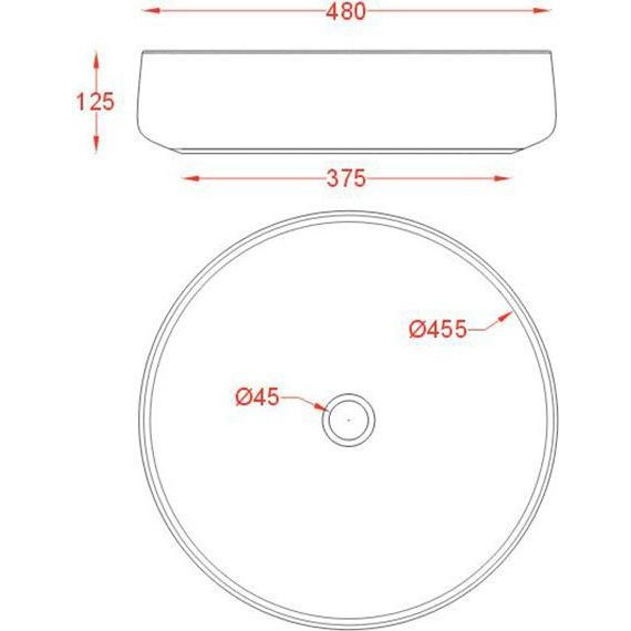 Раковина-чаша ArtCeram Cognac 48 см COL002 01 00, белый фото 3
