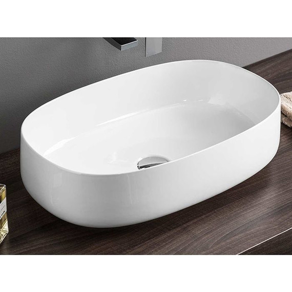 Раковина-чаша ArtCeram Cognac 55 см COL003 05 00, белый матовый - 2 Раковина-чаша ArtCeram Cognac 55 см COL003 05 00, белый матовый фото 2