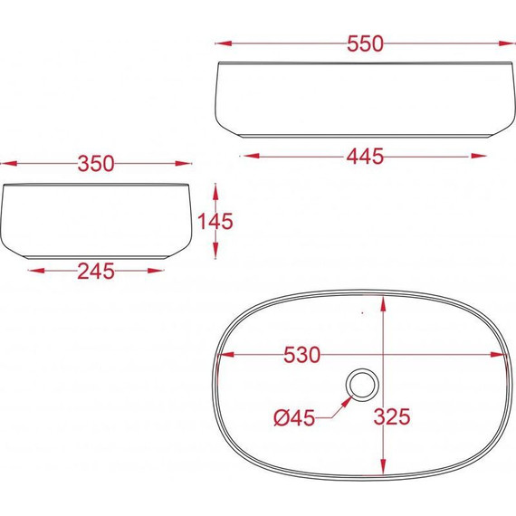 Раковина-чаша ArtCeram Cognac 55 см COL008 44 00, salvia фото 2