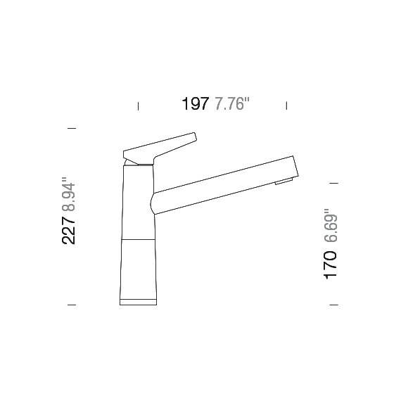 Смеситель для кухни Schock SC-510 710536, хром/серебристый камень фото 2