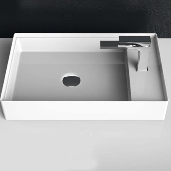 Раковина-чаша ArtCeram Scalino 60 см SCL003 05 00 bi matt, белый матовый фото 3