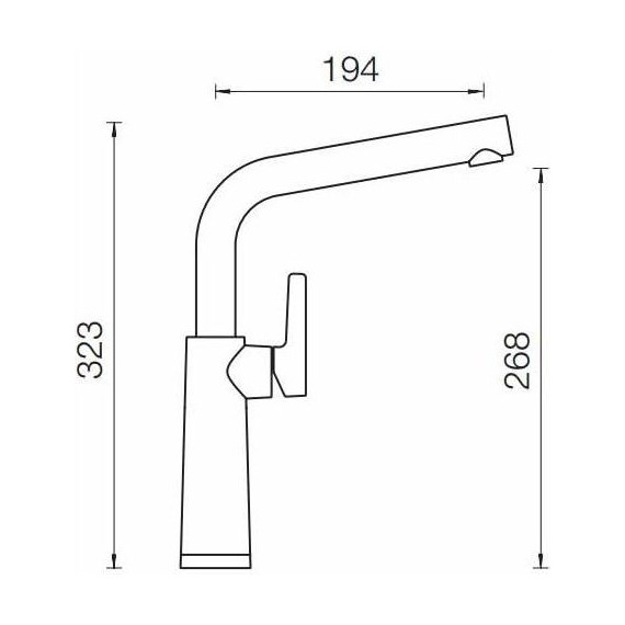 Смеситель для кухни Schock SC-540 710522, хром/саббиа фото 2