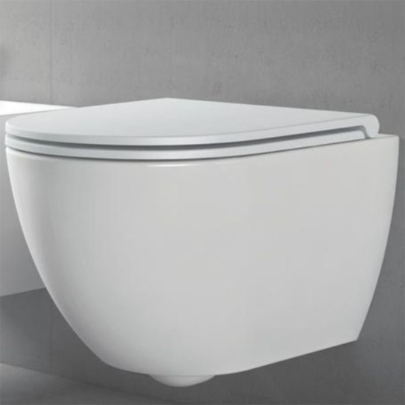 Унитаз подвесной безободковый Azzurra Comoda CMVCSPE00000BI фото 4