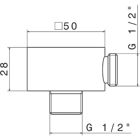 Шланговое подсоединение Kerama Marazzi Futura 5699KM.01.093, черный матовый - 2 Шланговое подсоединение Kerama Marazzi Futura 5699KM.01.093, черный матовый фото 2