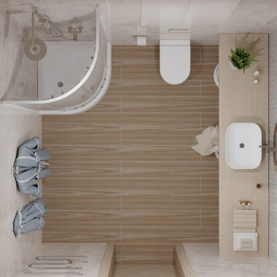 Душевое ограждение Triton Стандарт Б1 Аква Полосы 90х90 см, белый/узор фото 2