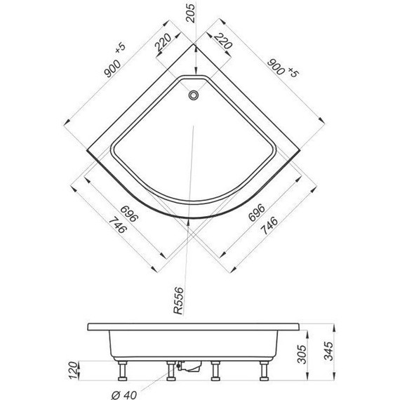 Душевое ограждение Triton Стандарт В1 Аква Узоры 90х90 см, белый/узор - 5 Душевое ограждение Triton Стандарт В1 Аква Узоры 90х90 см, белый/узор фото 5