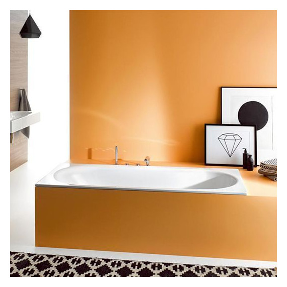 Ванна стальная Bette One 180х80 см 1621-000 PLUS (перелив сзади) фото 2