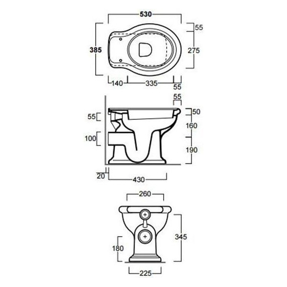Унитаз приставной Simas Lante LA02bi фото 5
