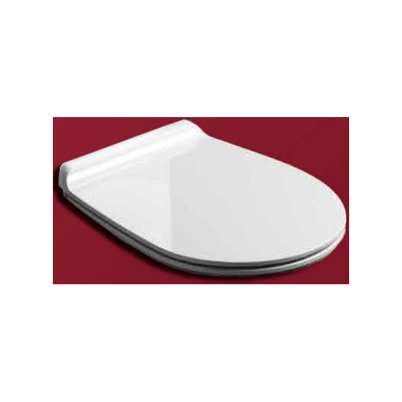 Сиденье с крышкой для унитаза Simas Vigoni микролифт, цвет белый матовый VI004bi mat/cr - 2 Сиденье с крышкой для унитаза Simas Vigoni микролифт, цвет белый матовый VI004bi mat/cr фото 2