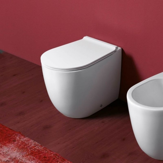 Унитаз приставной безободковый Simas Vignoni VI01bi фото 4