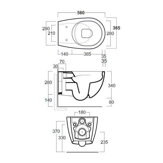 Унитаз подвесной безободковый Simas Vigoni VI18bi matt фото 4