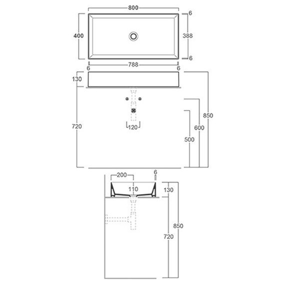 Раковина-чаша Simas Agile 80 см AG80 bi*0 - 4 Раковина-чаша Simas Agile 80 см AG80 bi*0 фото 4