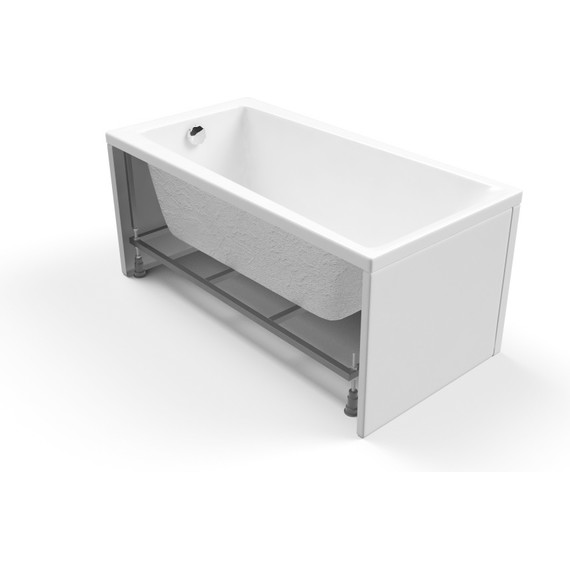 Ванна акриловая Cersanit Lorena 170x70 см, Размер - мм: 1700х700 - 6 Ванна акриловая Cersanit Lorena 170x70 см, Размер - мм: 1700х700 фото 6