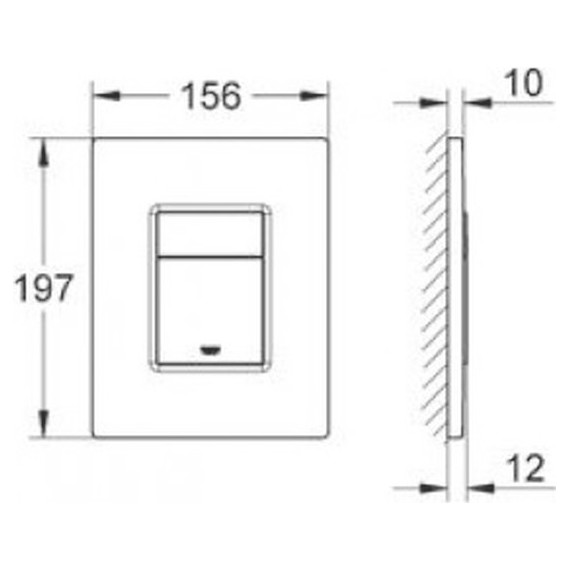 Инсталляция Grohe Rapid SL с подвесным безободковым унитазом BelBagno Sfera-R - 7 Инсталляция Grohe Rapid SL с подвесным безободковым унитазом BelBagno Sfera-R фото 7