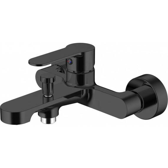 Смеситель для ванны Aquanet Passion AF300-20B, чёрный матовый фото 