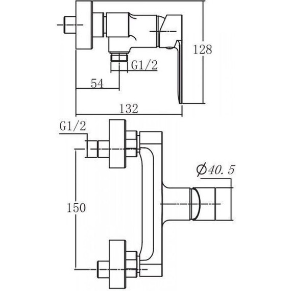 Смеситель для душа Aquanet Passion AF300-30B, чёрный матовый фото 3