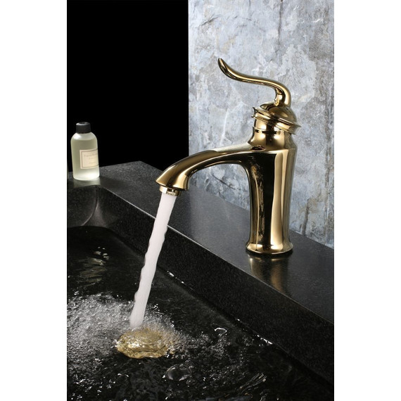 Смеситель для раковины Lemark Brava LM4706G, золото фото 8