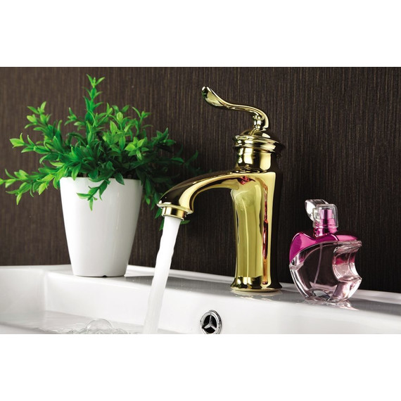 Смеситель для раковины Lemark Brava LM4706G, золото фото 9