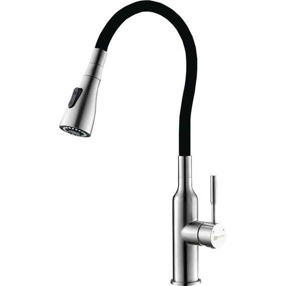 Смеситель для кухни Lemark Expert LM5082S-Black, хром/черный фото 