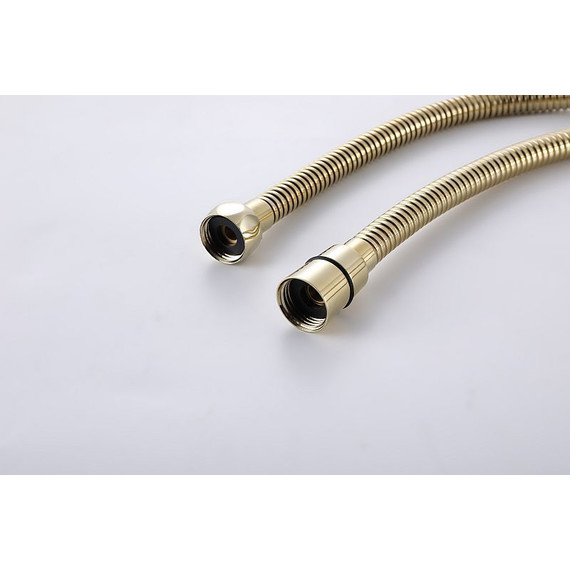 Смеситель для ванны Lemark Mista LM6414WG, белый/золото фото 5