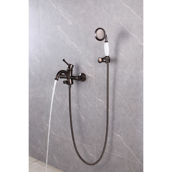 Смеситель для ванны Lemark Peretto LM6302RB, черная бронза - 3 Смеситель для ванны Lemark Peretto LM6302RB, черная бронза фото 3