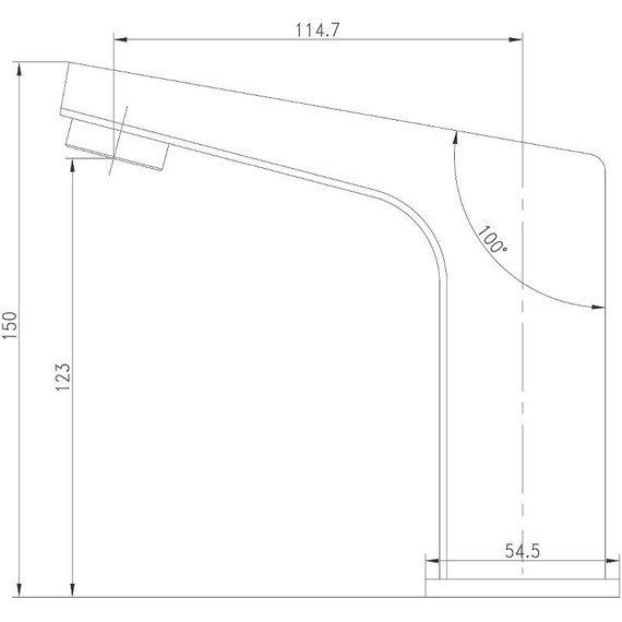 Смеситель для раковины электронный Lemark Project LM4650CE фото 2