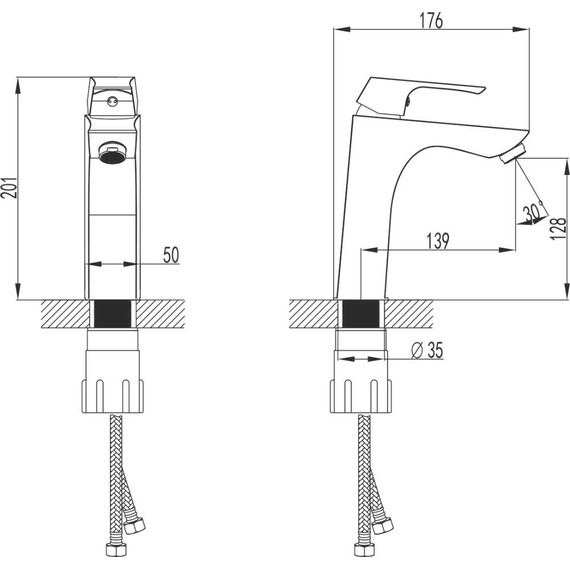 Смеситель для раковины Lemark Unit LM4537C - 7 Смеситель для раковины Lemark Unit LM4537C фото 7