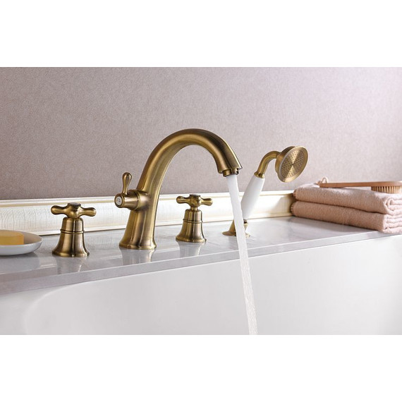 Смеситель для ванны Lemark Vintage LM2841B, бронза фото 2