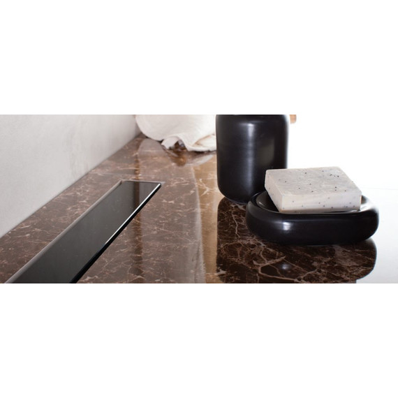 Трап Pestan (BETTOSERB) Confluo Frameless Line Black Glass 95 см 13701207, хром/черный, Цвет производителя: хром, чёрный, Размер трапа: 950 фото 10