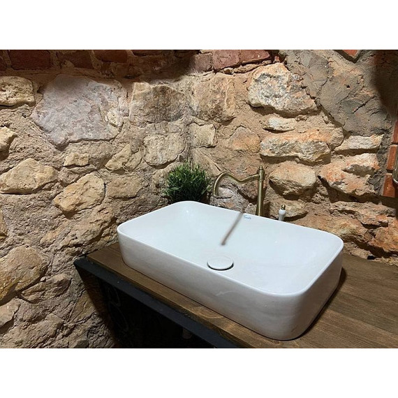 Раковина-чаша Pestan Fluenta 61 см 40008299, белый бриллиант фото 8