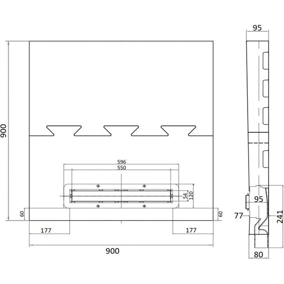 Душевой трап с поддоном Pestan (BETTOSERB) Confluo Frameless Line 55 см 40007821SS, хром матовый (под плитку) фото 12